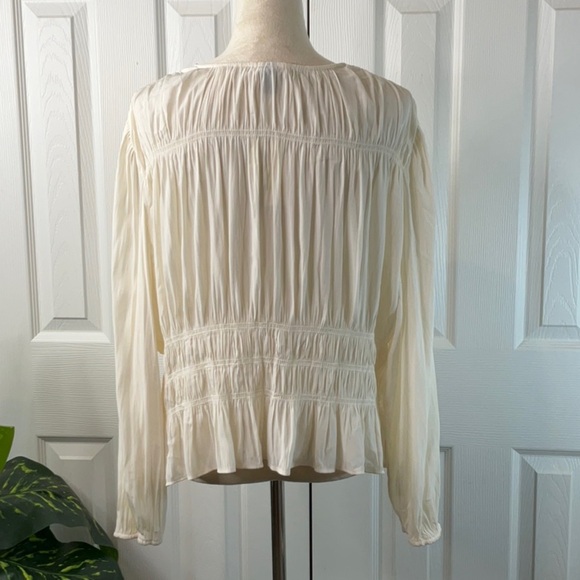 Universal Thread - Womens Flutter Long Sleeve Blouse Size XL - Picture 5 of 9
